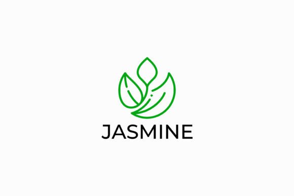 Abstract Jasmine Floral Logo Freshness in Branding: Purity, Versatility, and Design Freedom
