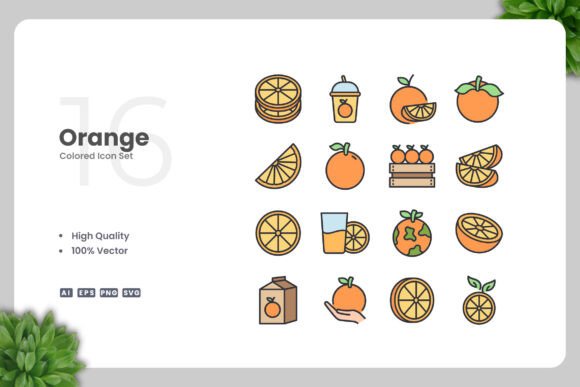Orange Colored Icons: A Vibrant and Versatile Design Resource
