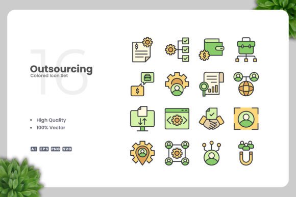 Outsourcing Colored Icons for Clean Design