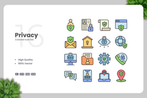 Privacy Colored Icons: A Strategic Resource for Clear and Consistent Visual Communication