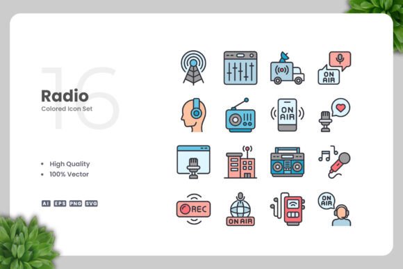 Radio Colored Icons: Practical Vector Assets for Clean, Consistent Design Workflows