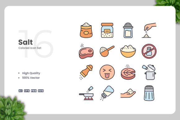 Salt Colored Icons — Simple, Versatile Visuals for Every Project