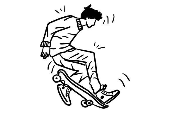 Skateboarder Mid-Trick: Capturing Motion, Energy, and Attitude in One Frame