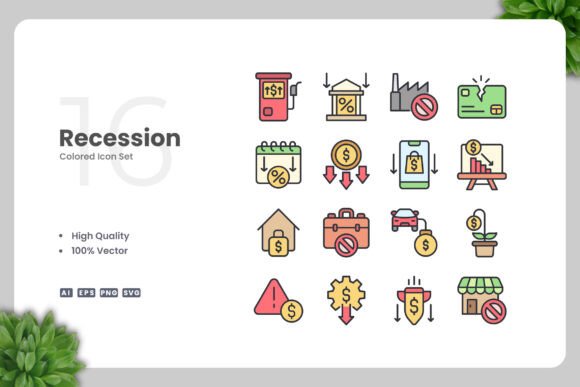 The Strategic Value of Recession Colored Icons in Modern Visual Design