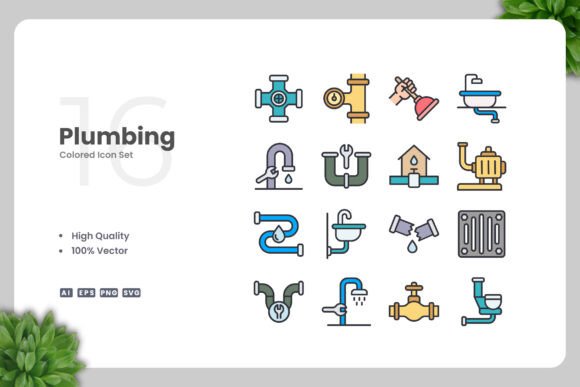 Why Plumbing Colored Icons Are Essential for Modern Design Projects
